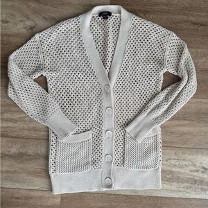 J Crew Limited Edition Crochet Cardigan
